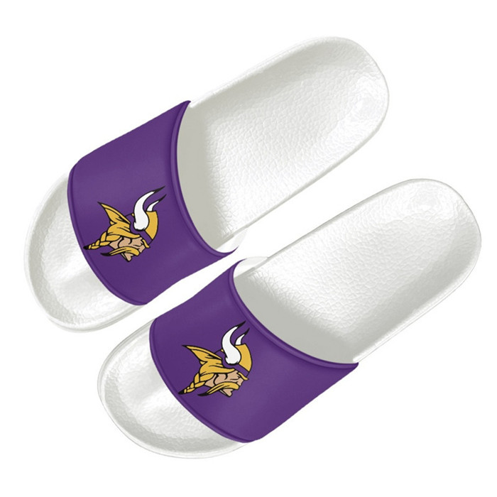 Men's Minnesota Vikings Flip Flops 002